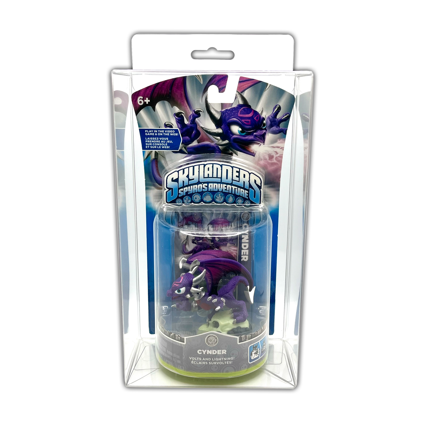 Skylanders Spyro's Adventure Sky Sleeve | Protective Display Case (For Single Pack Figures)