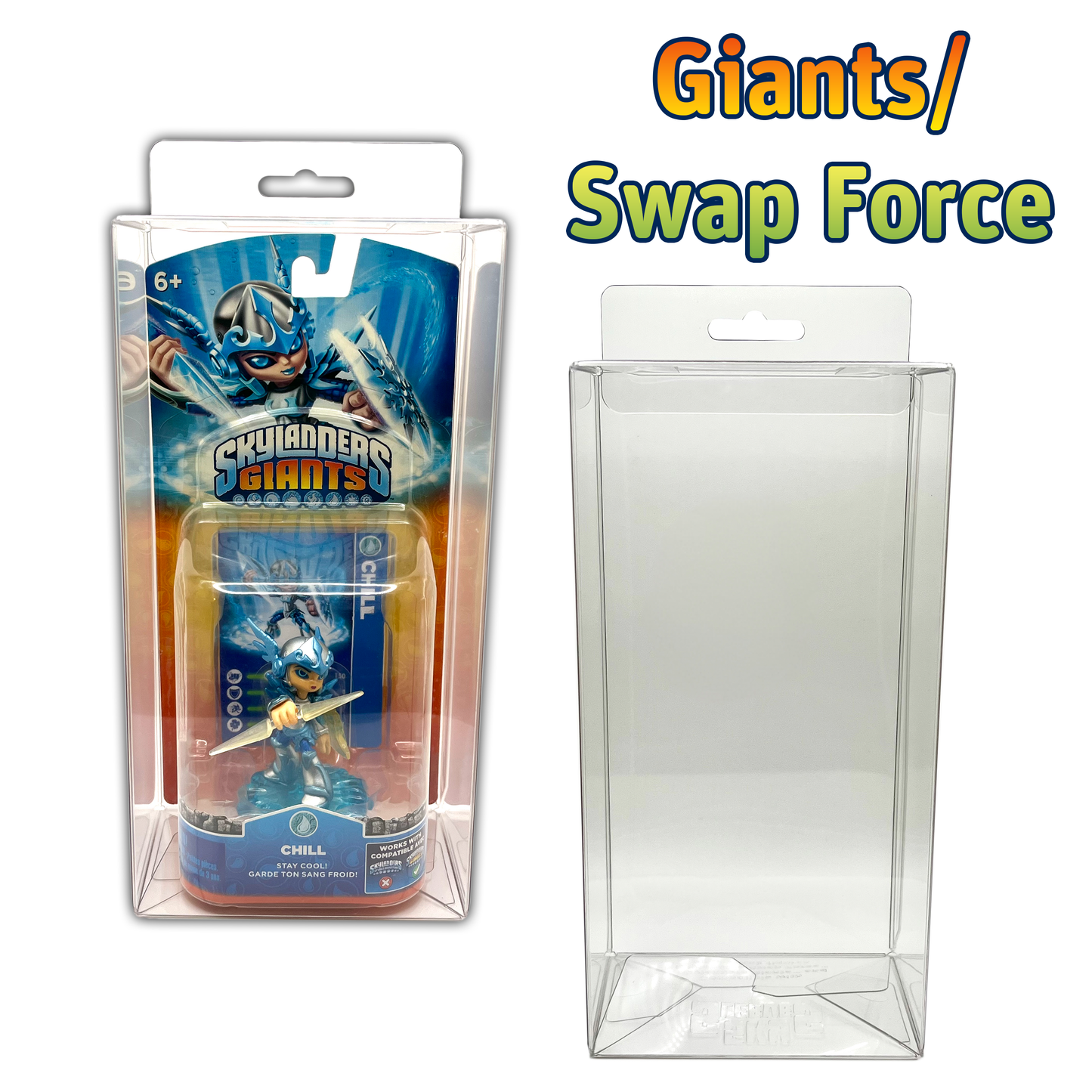 Skylanders Giants/ Swap Force Sky Sleeve | Protective Display Case (For Single Pack Core Figures)